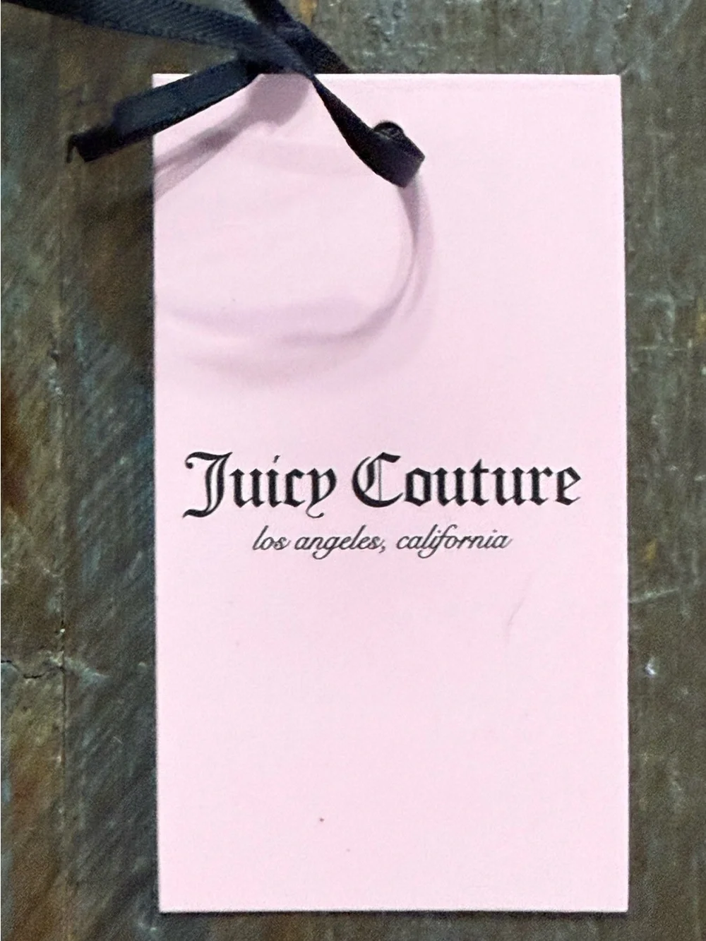 Juicy Couture Love Never Dies Heart Zip Around Wristlet Black Gold NWT